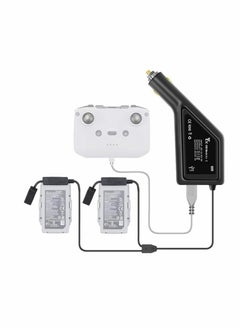 اشتري Drone Car Charger for Mavic Air 2/Air 2S, 3 in 1 Battery/Remote Control في الامارات