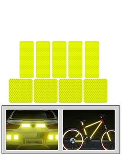 Buy Reflective Sticker 20PCS Outdoor Waterproof All Weather Highly Reflective Safety Stickers for Cars Motorcycles in UAE