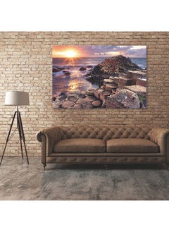 Buy Diana Beautiful Sunrise Tempered Glass Wall Art in UAE