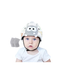 اشتري Baby Safety Helmet, Breathable Baby Head Protector for Crawling and Walking, Infant Soft Helmet, Anti-Collision, Ultra-Lightweight, Expandable and Adjustable Age 6m-24m, Tested and Certified في الامارات