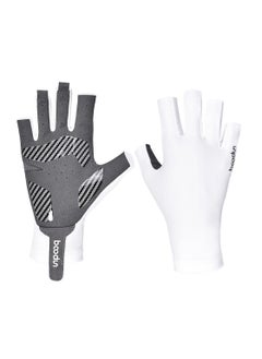 Buy Outdoor Fishing Half Short Finger Breathable Anti Slip Gloves in Saudi Arabia