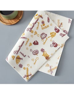 Buy Cartoon Disposable Baking Pad Paper - 100 Pieces Of Candy Pattern in Saudi Arabia