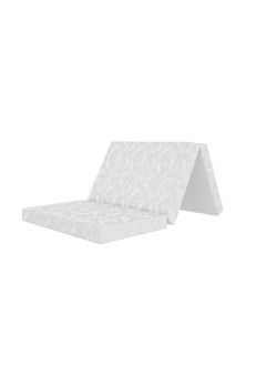 اشتري COMFY WHITE FLORAL SATIN PORTABLE GUEST MATTRESS 180 X 90 X 7CM في الامارات