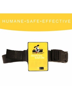 اشتري Citronella Dog Collar - Humane No Bark Collar Set with Citronella Spray - No-Shock - Collar, Spray Device, Citronella Spray Refill, Battery & Manual - 1 Pack في الامارات