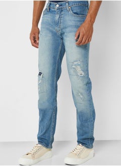 Buy Light Wash Straight Fit Jeans in Saudi Arabia