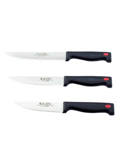 Buy Japanese Kitchen Knife Set 3 Pieces in Saudi Arabia