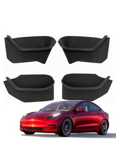 Buy Tesla Model Y Car Door Tray Cover - Eco Friendly and Waterproof Car Door Storage Tray Cover, Interior Car Accessories in UAE