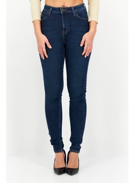 اشتري Women Super Skinny High Waist Jeans, Blue في الامارات