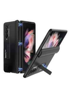 Buy Kickstand Magnetic Phone Case For Samsung Galaxy Z Fold 3 5G in Saudi Arabia