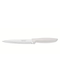 Buy Plenus 6 Inches Utility Knife with Stainless Steel Blade and White Polypropylene Handle in UAE