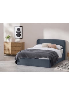 Buy Button tufted bed Blue - 160cm in Egypt