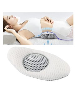 Buy Lumbar Pillow for Sleeping,Adjustable Height 3D Lower Back Support Pillow Waist, for Lower Back Pain Relief and Sciatic Nerve Pain, Pregnancy Pillows Waist Support, for Side Sleepers in UAE