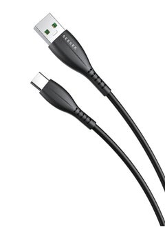 Buy SEEKEN 1M TYPE-C CABLE - Black | Fast Charging | Campatible with Iphone and Samsung | Braided Cable | Premium Design | High-Quality. in UAE