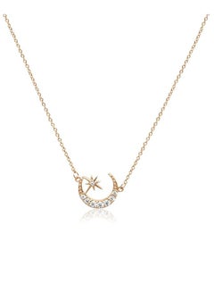 اشتري Moon & Star Cubic Zirconia Necklace في الامارات