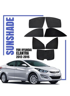 Buy ELANTRA 2012 2015 High Quality Car Sunshade All Side Sunshade UV and Heat Protection Front Back Sides Sun Shades in Saudi Arabia