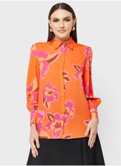 اشتري Printed Button Down Shirt في الامارات