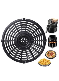 اشتري Replacement Grill Pan for 5QT Air Fryer, Non-stick Air Fryer Grill Plate, Dishwasher Safe 8.46inch 5QT في السعودية