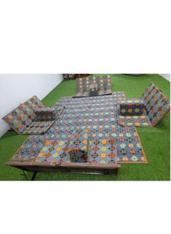 Buy 9-Piece Heritage Floor Set for Recreation, Road Trip and Garden 9-Piece High Quality Easy Wear and Storage in Saudi Arabia