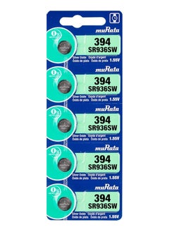 Buy Murata 394 / SR 936SW Watch Battery Made in Japan Pack of 5 in Saudi Arabia