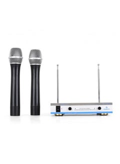 Buy Auna Silver 2 Hand VHF Wireless Microphone System in Egypt