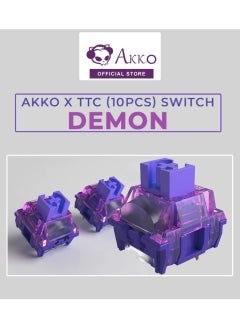 Buy Akko x TTC Demon Switches for Mechanical Keyboard- 10 Pack in UAE