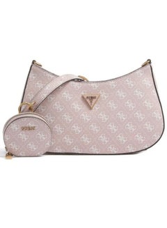 Buy Guess Alexie Top Zip Pink Shoulder Bag for Women BB841618 in UAE