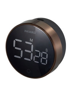 Buy INKBIRD Digital Kitchen Timer IDT-01 Countdown Timer With Ultra Clear LED Screen Rotate Control Stopwatch Magnetic Back Adjustable Alarm 500mAH Rechargeable Battery Big Digits in UAE