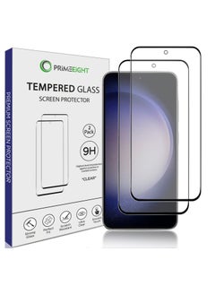 Buy PRIMEEIGHT Samsung Galaxy S23 Screen Protector 6.1 Inch Display Ultra Thin 9H Hardness Tempered Glass S23 Easy to Install HD Clear Screen Protector [2 PACK] in Saudi Arabia