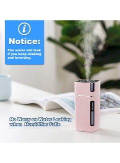 Buy Humidifier for Smart Air Humidifier with Color LED Light for Office Car Bedroom in UAE