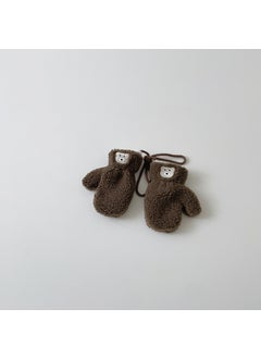 اشتري Autumn Kids Cartoon Bear Scarf Gloves 2024Bear/coffee (gloves) Bear/coffee (gloves) في السعودية