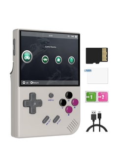 Buy RG35XX Plus Linux Handheld Game Console, 3.5'' IPS Screen, Pre-Loaded 10143 Games, 3300mAh Battery, Supports 5G WiFi Bluetooth HDMI and TV Output (64 + 128 GB, Grey) in UAE