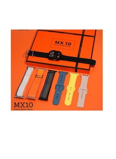 Buy MX10 Germany Smart Watch with 7 Fashion Watch Straps and Always On Feature- Black in Egypt