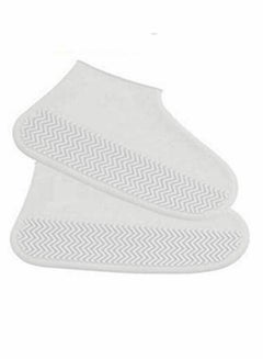 اشتري Waterproof Shoe Covers, Anbane Non-Slip Water Resistant Overshoes Silicone Rubber Rain Shoe Cover Protectors For Kids, Men, Women في السعودية