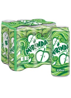 اشتري Green Apple Carbonated Soft Drink 330ml Pack of 6 في الامارات