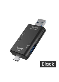 اشتري متعددة الوظائف 6 في 1 OTG قارئ بطاقات SD USB2.0 Type-C/TF/SD بطاقة الذاكرة الذكية Cardreader لمحول ملحقات الكمبيوتر المحمول في السعودية