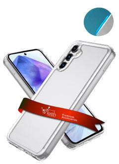 Buy Airbag Case Series Premium Transparent Airbag Shockproof Anti-Yellowing With Iron Plate Case Cover For Samsung Galaxy A55 5G 2024 Clear in Saudi Arabia