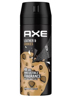 Buy Axe Body Spray for Men Leather & Cookies 150ML in Saudi Arabia