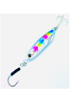 اشتري Oakura Kaiju Clown Silver Jig Set - 20g Weights, Extra Sharp BKK Hook, 10 Mesmerizing Colors - Lightweight Gear for Epic Fishing Adventures في الامارات