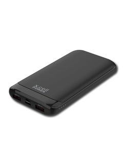 Buy Xcell Power Bank 10000mAh: High-Speed Charging, 20W Output, 50% Charge in 30 Minutes* - Type-C, Micro and USB Inputs. Compatible with Apple, Samsung & More-Black in UAE