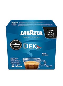 Buy Lavazza A Modo Mio Espresso Dek Cremoso Decaf Coffee Machine 16 Capsules Pods in UAE