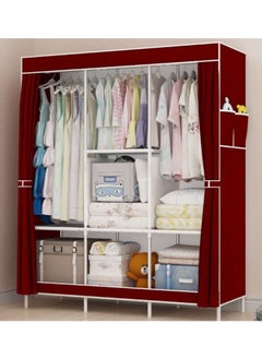 Buy Portable Wardrobe Storage Closet And Clothes Organizer in UAE