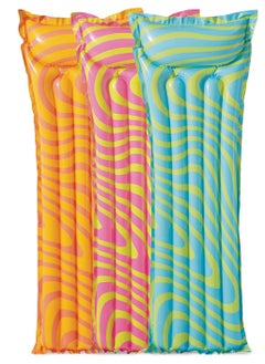 Buy Razzle Dazzle Wave Mats Giant Inflatable Fun Size 1.83m x 69cm Assorted Color in UAE