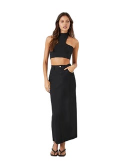 Buy Twill Straight Maxi Skirt in Egypt