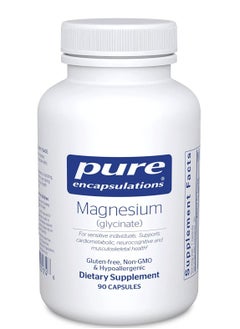 Buy Magnesium Glycinate Dietary Supplement - 90 Capsules in UAE