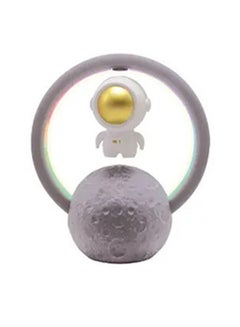 Buy Magnetic Rotation Levitation Spaceman BT 5.0 Speaker Home Office Decor Switch Control RGB Led Night Light Music Box Bluetooth Speaker for Party Player Wireless Speaker Gift,Gold in Saudi Arabia