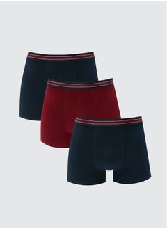 اشتري Standard Fit Cotton Flexible Men's Boxer 3-Piece في مصر