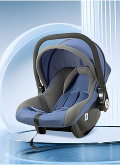 Buy Baby Car Seat With Full Body Support Cushion Carrier Cot And Adjustable Canopy in UAE