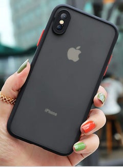 Buy iPhone XS Max Case Protective Back Cover Case for iPhone Xs max 6.5" Black in Saudi Arabia