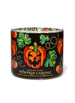 اشتري Pumpkin Carving 3-Wick Candle في الامارات