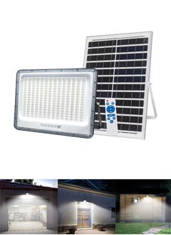 Buy 300W LED Solar Flood Light,Remote Control,Dusk to Dawn,24,000 Lumens,6500K,IP65 Waterproof,Wall and Pole Mount,Perfect for Barns,Warehouses,Backyards and Gardens in Saudi Arabia